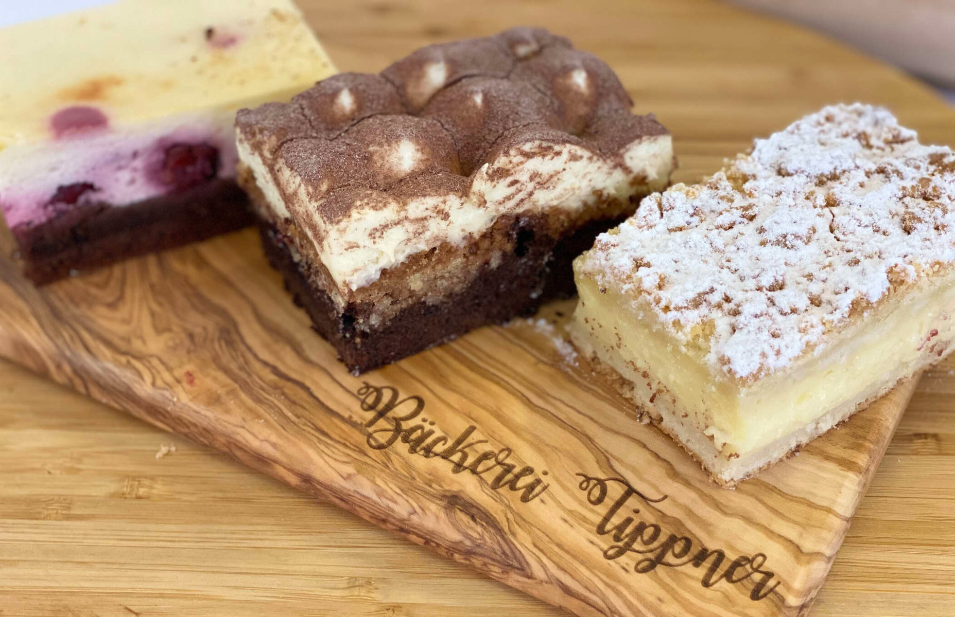 Schnitten der Bäckerei Tippner