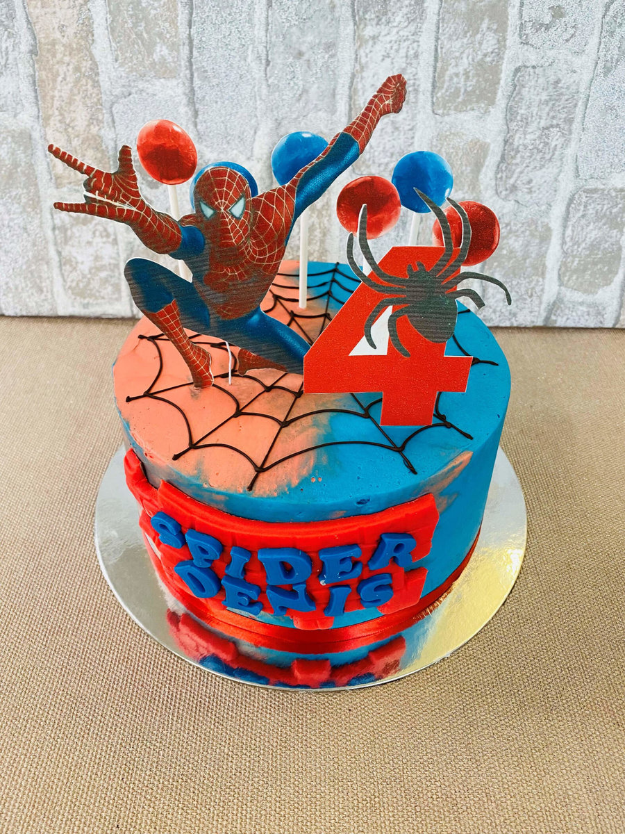 Geburtstagstorte mit Spiderman