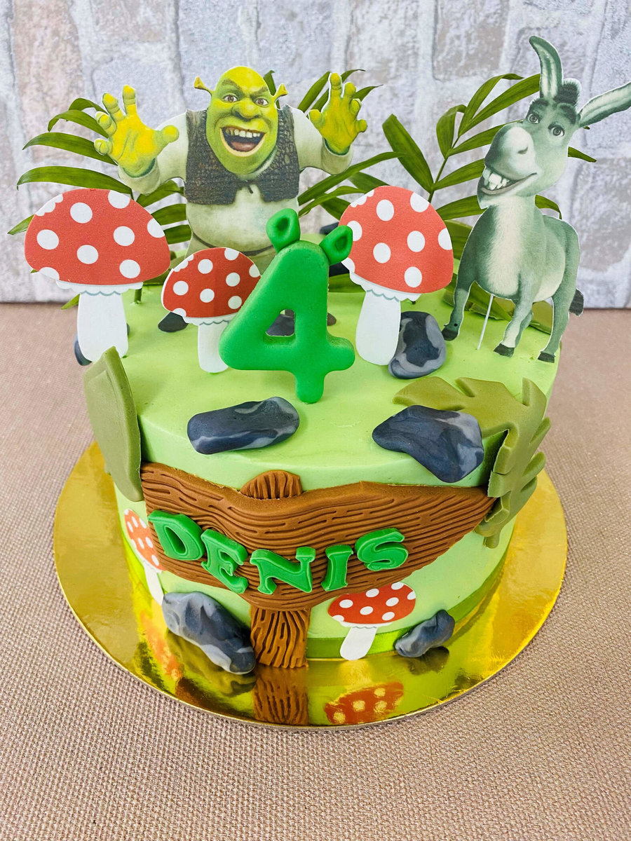 Geburtstagstorte mit Shrek