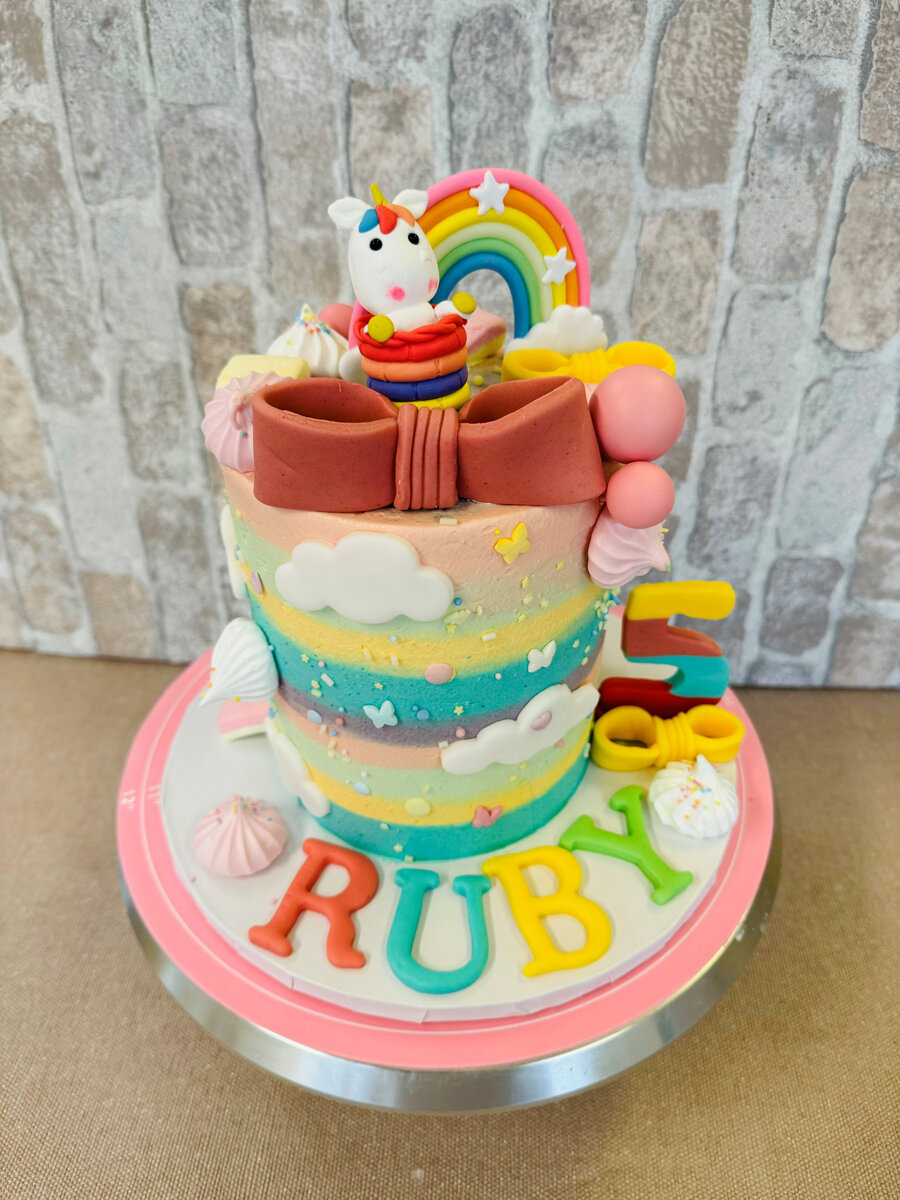 Geburtstagstorte mit Einhorn